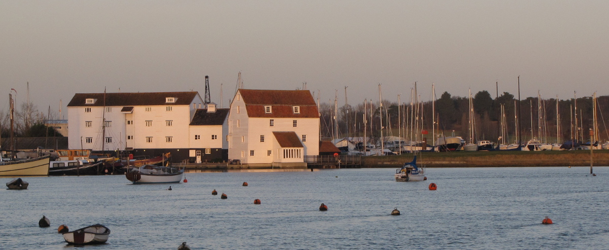 Across the Deben to the Tide Mill